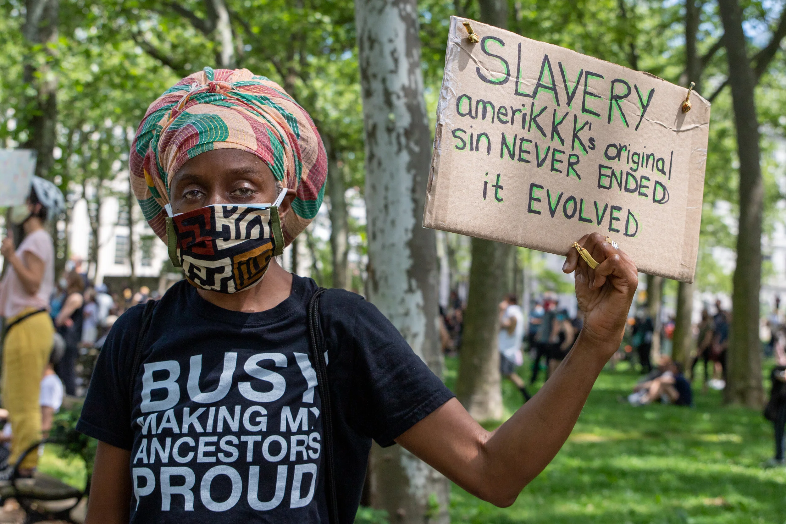 George Floyd Brooklyn Memorial 